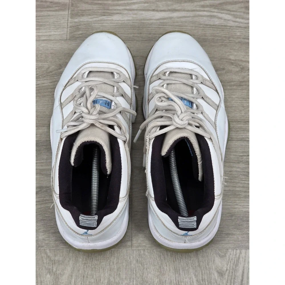 Nike Air Jordan 11 Low White Legend Blue Men's Size 12 Retro Sneakers AV2187-117